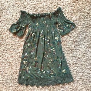 Junior Off the Shoulder Dress